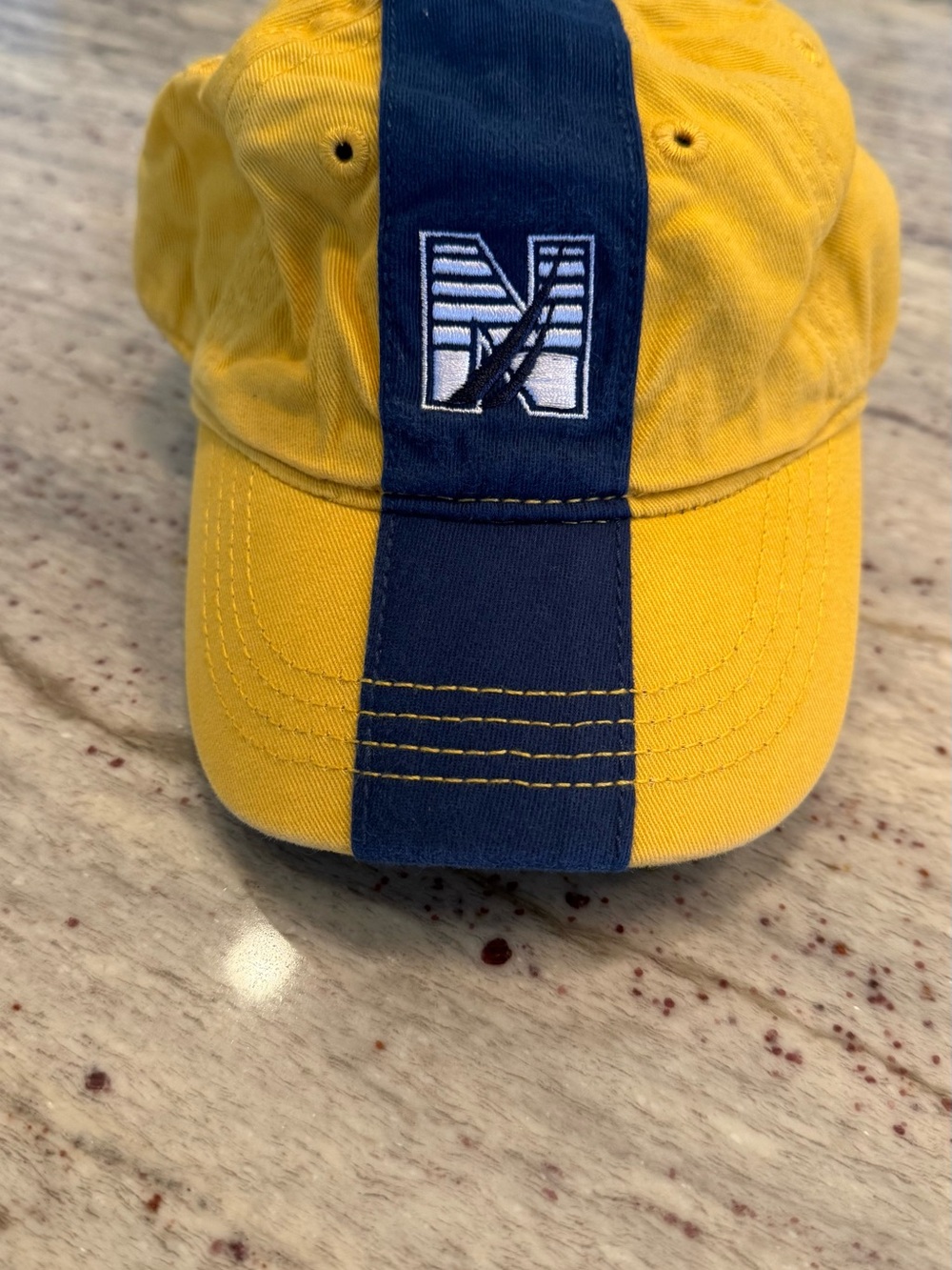 Nautica Cap 3-12m Baby Yellow/blue